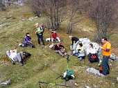 Dalla Pianca di S. Giovanni Bianco salita al CANCERVO dal CANALONE e discesa dal CANALINO DEI SASSI domenica 17 aprile 2011 - FOTOGALLERY